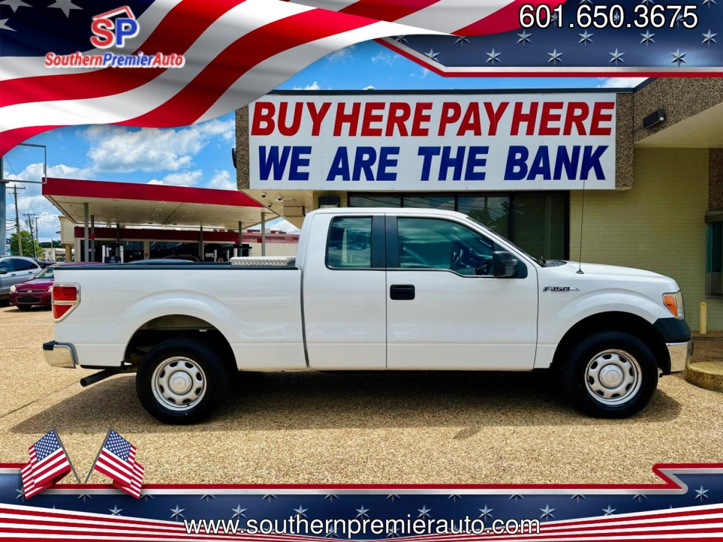 2013 WHITE FORD F-150 STX; XL; XLT; (1FTFX1CFXDK) , located at 922 W. Beacon St., Philadelphia, MS, 39350, (601) 650-3675, 32.770447, -89.127151 - Photo#6